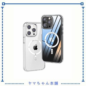 【 超強磁性MagSafe ？ エアバッグ 】 ONES HD超透明 iPhone15ProMax ハードケース 米軍MIL規格 超耐衝撃 【 高靭性強化PC保護板 ？ 高弾