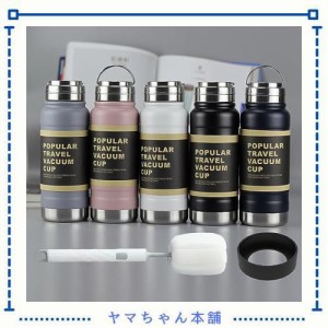 水筒 1リットル ステンレスボトル 保冷 保温 1000ml、600ml 真空二重構造 直飲み 広口 キャンプ スポーツボトル ドリンクボトル おしゃれ