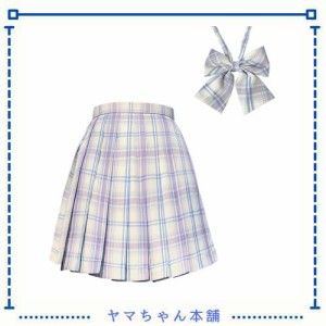 [WindTour] JKスカート 制服スカート プリーツスカート 女子高生 JK 制服 スカー リボン付き ショートスカート スクールスカート ミニス