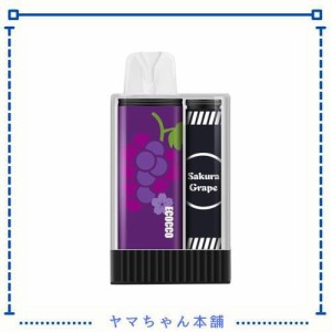 ECOCCO 電子タバコ 使い捨て シーシャ 6000回吸引可能 VAPE ノンニコチン タール無し 大容量 水蒸気タバコ 禁煙サポート ベイプ 爆煙 リ