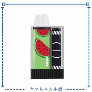 ECOCCO 電子タバコ 使い捨て シーシャ 6000回吸引可能 VAPE ノンニコチン タール無し 大容量 水蒸気タバコ 禁煙サポート ベイプ 爆煙 リ