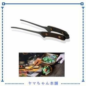 aninako キャンプ トング 焼肉トング BBQ トング 304ステンレス 自立式 バーベキュートング 調理器具用品 火傷防止 トング 火はさみ 軽量