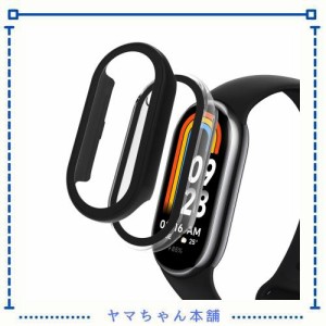 LanQii ケース Xiaomi Smart Band 8 対応/Xiaomi Mi Band 8 対応 ケース 【2個セット】 カバー Xiaomi Mi Band 8 スマートウォッチ 保護