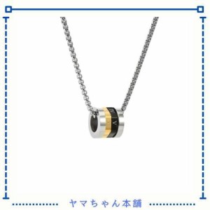 [Kesaeki] ネックレス メンズ 人気 レックレス ステンレス アクセサリー 指輪 メンズネックレス シルバー ネックレス チェーン メンズリ