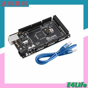 ELEGOO Arduino用 MEGA2560 R3ボード mega2560 MEGA16U2 + USB ケーブル (黒)