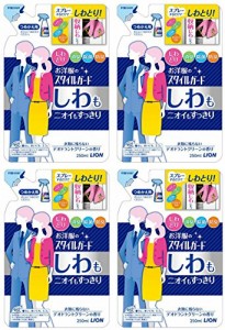 【まとめ買い】お洋服のスタイルガード しわもニオイモすっきりスプレー つめかえ用×4個