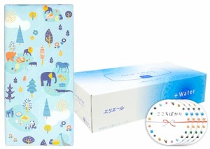 【4個セット】のしシール付き【+water うるおい高級ティッシュー 引越し 挨拶 粗品 ギフト 景品 展示会 イベント】 ZOOのご挨拶 引っ越し