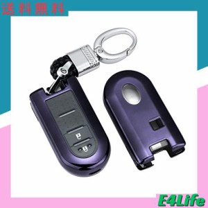 [BOMI] ダイハツ キーケース、リモコンダ イハツ キーホルダー ダイハツキー カバー 高級 TPU 軽量 汚れ 落下 傷防止 耐久 ブラック/ルー