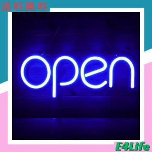 OPEN看板 LED OPEN SIGN オープン クローズ OPEN＆CLOSED時間付き 点滅設定可 カフェ 喫茶店 レストラン バー 居酒屋 インテリアショップ