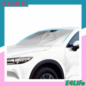 【LFOTPP】マツダ CX-5 KF フロントガラス用 サンシェード 日よけ 日差しカット コンパクト収納 車種専用設計 (マツダ CX-5 KF)