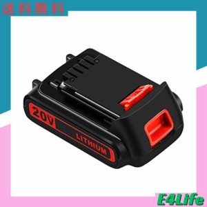 Enermall 互換 ブラックアンドデッカー バッテリー 18V 3.0Ah BL2018 ブラックアンドデッカー 18V バッテリーブラックアンドデッカー 20V