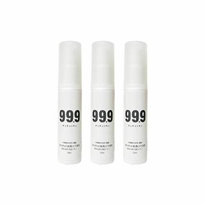 99.9(キュキュッキュ) 携帯用 消臭・除菌スプレー… (20ml×３本セット)