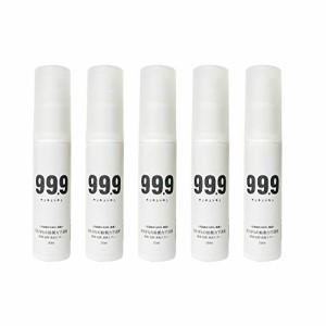 99.9(キュキュッキュ) 携帯用 消臭・除菌スプレー… (20ml×5本セット)