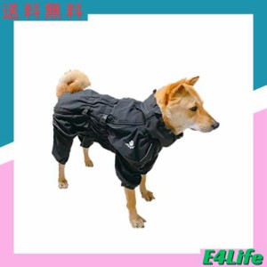 ASMPET 犬 レインコート ポンチョ 小型犬 防水 防雪 ペット用品 雨具 お腹エプロン 泥除け 犬 レインコート カッパ 快適 いい素材 犬 レ