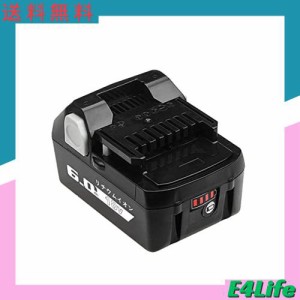 Boetpcr 互換 ハイコーキ 18v バッテリー BSL1860 6000mAh大容量 単品 日立 hikoki 18v バッテリー BSL1815 BSL1830 BSL1840 BSL1850 BSL