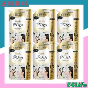 【6個セット】花王 フレアフレグランスIROKA 特大詰替 710ml ネイキッドリリー