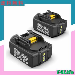 Ehomtikk 互換品マキタ18Vバッテリー マキタバッテリーBL1860B マキタバッテリー18V6.0Ah電動工具用リチウムイオンバッテリーBL1815 BL18