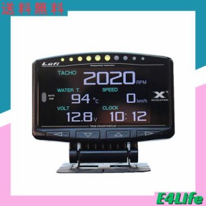 OBD2 メーター LUFI X1 OBD 英語版 車HUD ヘッドアップディスプレイ 多機能デジタルメーター 車載スピードメーター タコメーター RPM 速