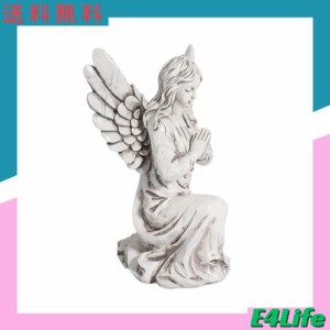 YARNOW 祈りの天使の置物天使の像：天使の女神彫刻樹脂祝福の天使テーブルアート彫刻家のオフィスミニチュア人像