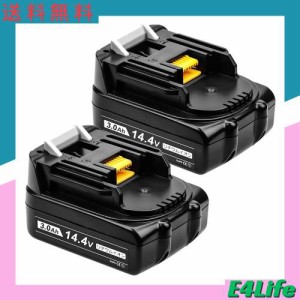 Enermall 互換 マキタ 14.4v バッテリー3.0A BL1430 マキタバッテリー14.4v 【2個セット】マキタ 互換 バッテリーBL1415N BL1430B BL1460