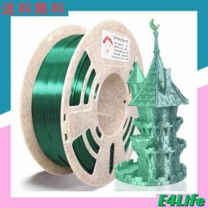 RepRapper シルク 2色 PLA フィラメント デュアルカラー Silk PLA 3Dプリンター用素材 3D印刷 3Dプリンター フィラメント 1.75mm 1kgスプ