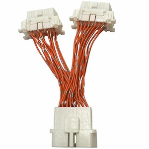 OBD2 ハーネス 2分岐 2ポート コネクタ 車載 延長ケーブル アダプター コネクタ 取付簡単 延長ケーブル OBDII 分岐は2ポートに分割可能 (