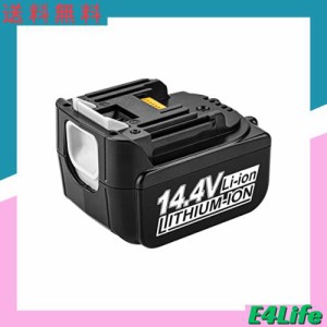 Powilling 互換BL1460B マキタバッテリー14.4V 6.0Ah マキタ電動工具用バッテリーBL1460B BL1430 BL1440 BL1450 BL1460など対応 LED残容