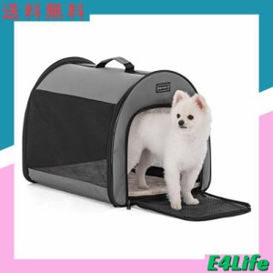 Petsfit 犬 クレート 中型犬 小型犬 猫 ソフトクレート ソフトケージ 折りたたみ 持ち手付き 軽量 ペットキャリー ペットケージ 屋内 屋