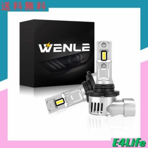 WENLE(ウエンレ) 新規 純正ハロゲンサイズ+爆光16000LM HB4 led ヘッドライト・フォグランプ 車検対応 バルブ キャンセラー 60W ホワイト