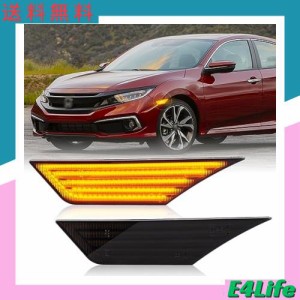 POPMOTORZ ホンダ 新型 シビック ハッチバック/セダン サイドマーカー ウインカーライト FK7/FK8/FC1 CIVIC タイプR シビック シビックセ