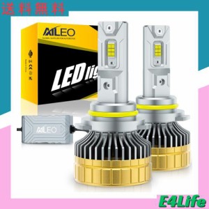 AILEO 車用 9012 LEDヘッドライト 爆光 車検対応 超高輝度CSPチップ搭載 6500K ホワイト HIR2 9012 LEDバルブ 30000LM 放熱性 キャンセラ