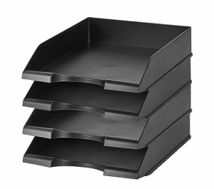 YFS A4レターケース 縦型 デスクトレー 書類整理 書類収納 浅型 おしゃれ 4段式 小物収納 卓上レターケース ファイル収納 机上 書類トレ