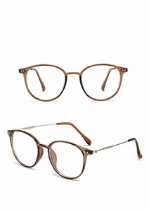 [Platamona] 丸い眼鏡 40から75歳以上100/150/200/250//300/350 父の日 母の日のプレゼント人気 ブルーライトカットメガネ 15g超軽量 透