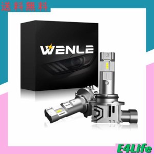 WENLE(ウエンレ) HB3/HB4共用 LED フォグランプ ホワイト DC12V車用 明るい 40W 一体型 無極性 ファンレス 左右分2本入り