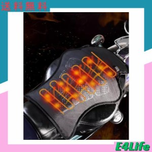 2024 シートヒーター バイク用 シートヒーターパッド USB給電 3段階温度調整 バイクシート スイッチ付き 防寒対策 脱着簡単 冬 メモリー