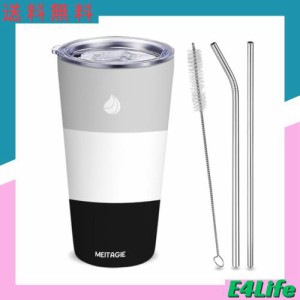 タンブラー ストロー付き 蓋付き こぼれない 真空断熱 保温保冷 大容量 600ml 可愛い tumbler おしゃれ タンブラー プレゼント ステンレ