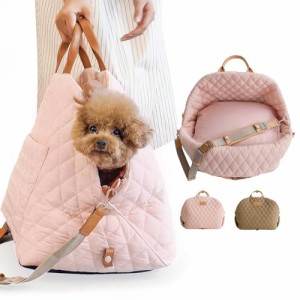 PETTENA 【避難用】 ペットキャリーバッグ 移動可能な犬猫用キャリーバッグ 折りたたみ式ペットトートバッグ ペットバッグ 外出用バッグ 