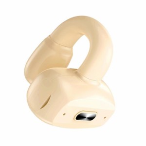 Yifeng 【2023モデル初登場】ワイヤレスイヤホン 片耳 Bluetooth5.3 イヤーカフ型 耳を塞がない 20時間再生 Type-C急速充電 耳に挟むオー