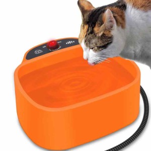 5star 加熱猫用ボウル- ペット用加熱ボウル、大容量2.5L 犬給水器 冬小動物茶碗、ウサギ 鳥 猫 室内用 屋外用 犬/猫用水入れウォーターボ