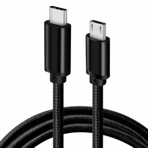 Type C Micro USB ケーブル Popolier (USB C to micro) OTGケーブル 2.4A出力 タイプC マイクロ タイプB 充電ケーブル USB2.0 データ転送