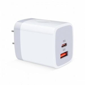 Hootek 急速充電器 iPhone15 充電器 Type-C 20W 2ポート USB-A&USB-C/PD&QC3.0対応/PSE認証 アイフォン15 充電器 USB コンセント ACアダ