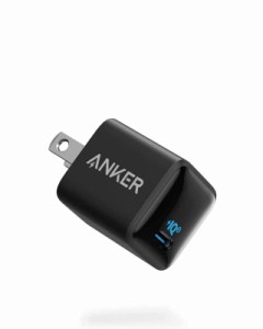 Anker PowerPort III Nano 20W / USB PD 充電器 20W USB-C/超小型急速充電器/PSE技術基準適合/PowerIQ 3.0 (Gen2)搭載/iPhone 14, iPad A