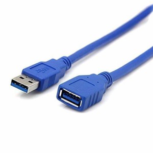 USB3.0 (5Gbps) 延長ケーブル [ A・オス - A・メス ] 0.3m 30cm
