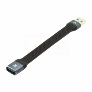 NFHK 10Gbps USB 3.1 延長フラットスリムFPCデータケーブル 13cm ノートパソコン&デスクトップ用 (タイプAメスからタイプAオス。)