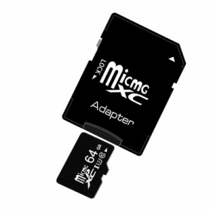 SDカード MicroSDメモリーカード 変換アダプタ付 カードリーダー付 マイクロSDカード MicroSDカード 容量 64GB Class10 LSF-085 (32GB)