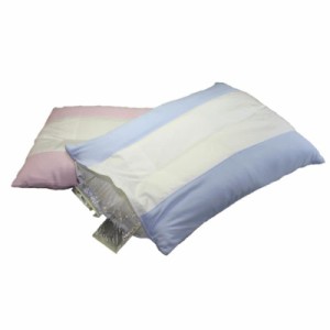 アクアクールピロー 頭部を冷やして眠る枕 クールジェル 首筋はサラッと接触冷感素材使用 43cm×63cmサイズ 日本製 (ブルー)
