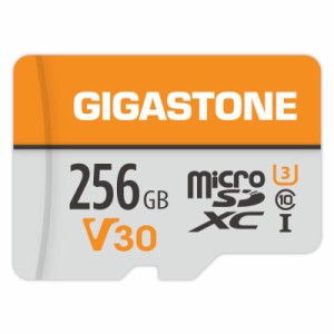 Gigastone マイクロSDカード 256GB SDアダプタ付 U3 C10 100MB/S Gopro アクションカメラ スポーツカメラ SDXC 4K Ultra HD (4K UHD) ビ
