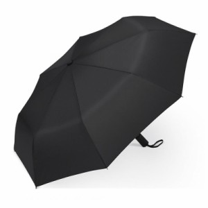 [クリアランス] AngKng 防風レインアンブレラアウトドアブラック傘旅行のための折り畳み傘ワンハンドオペレーション簡単に運ぶ傘（黒）