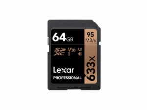 Lexar SDカード 64GB 633x SDXC UHS-Iカード LSD64GCBJP633 U1 V10 国内正規品 10年