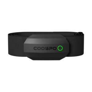 CooSpo 心拍センサー ハートレートセンサー スマートワイヤレスBluetooth 4.0＆ANT+対応 心拍数計 音確認+提示ランプ付き 日本語説明書 (